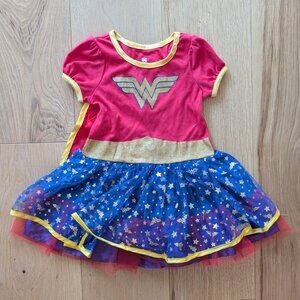 Officially licensed DC Wonder Woman 2T costume with removable cape